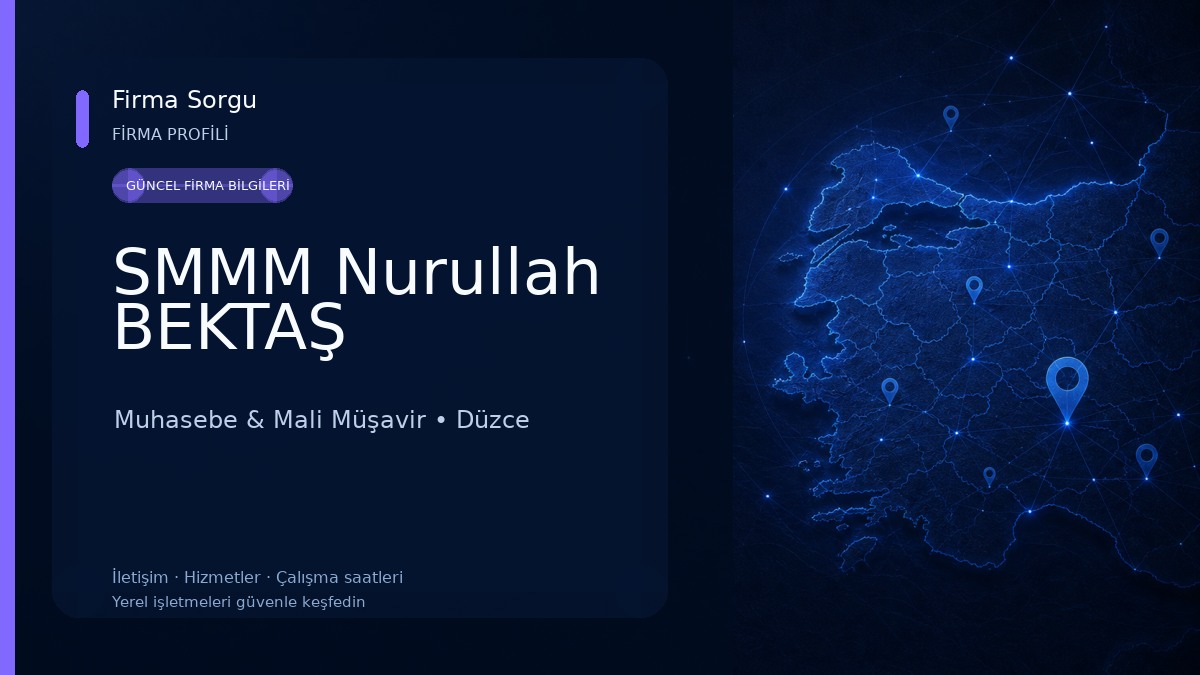SMMM Nurullah BEKTAŞ