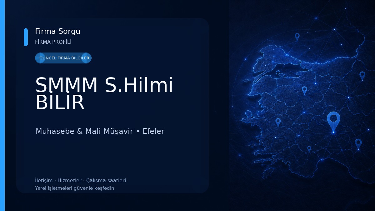 SMMM S.Hilmi BİLİR