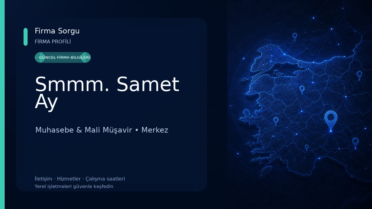 Smmm. Samet Ay