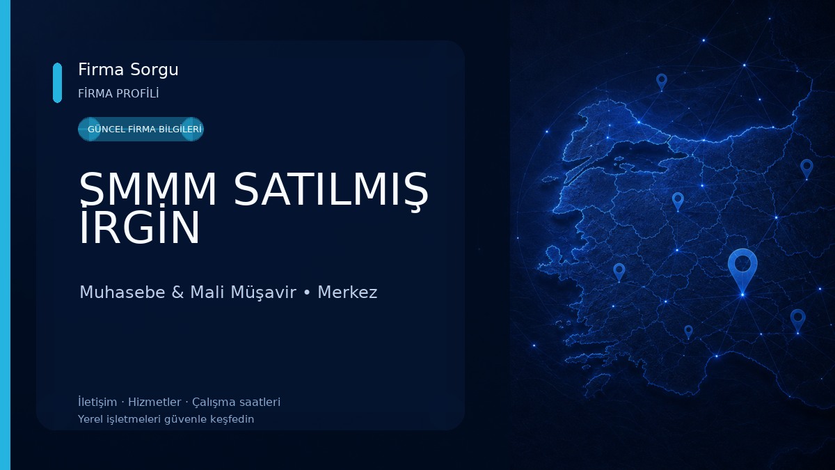 SMMM SATILMIŞ İRGİN