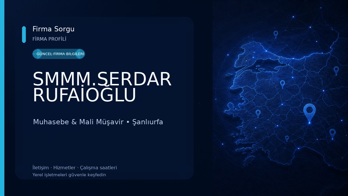 SMMM.SERDAR RUFAİOĞLU