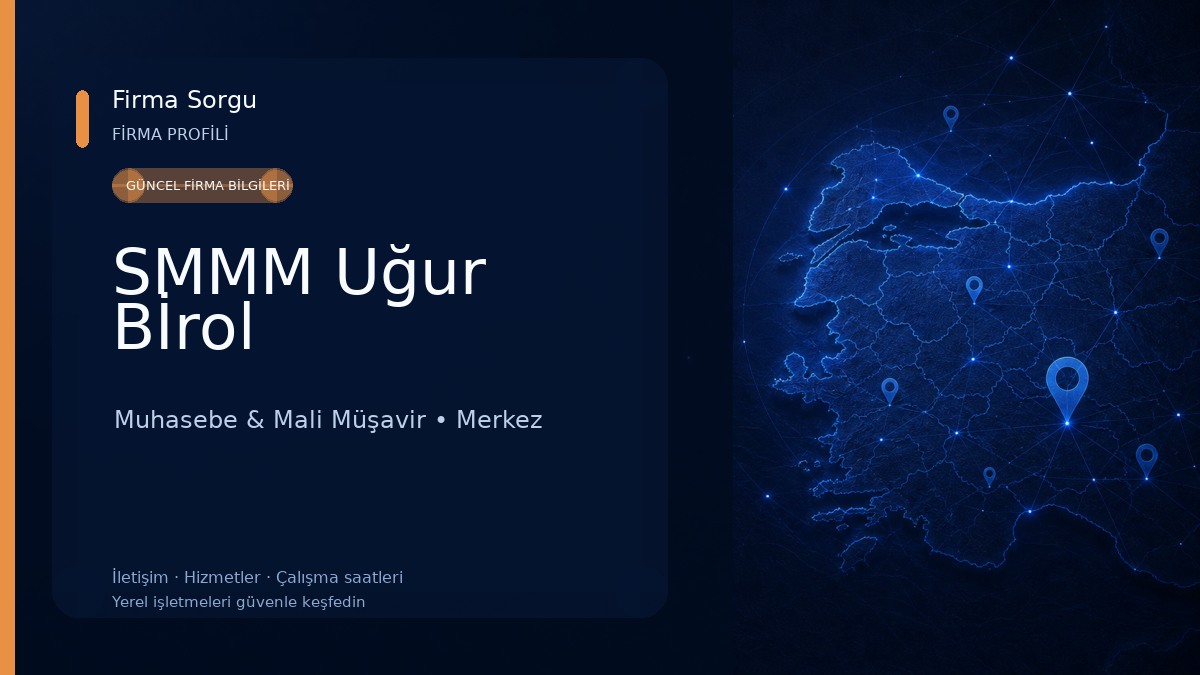 SMMM Uğur Bİrol