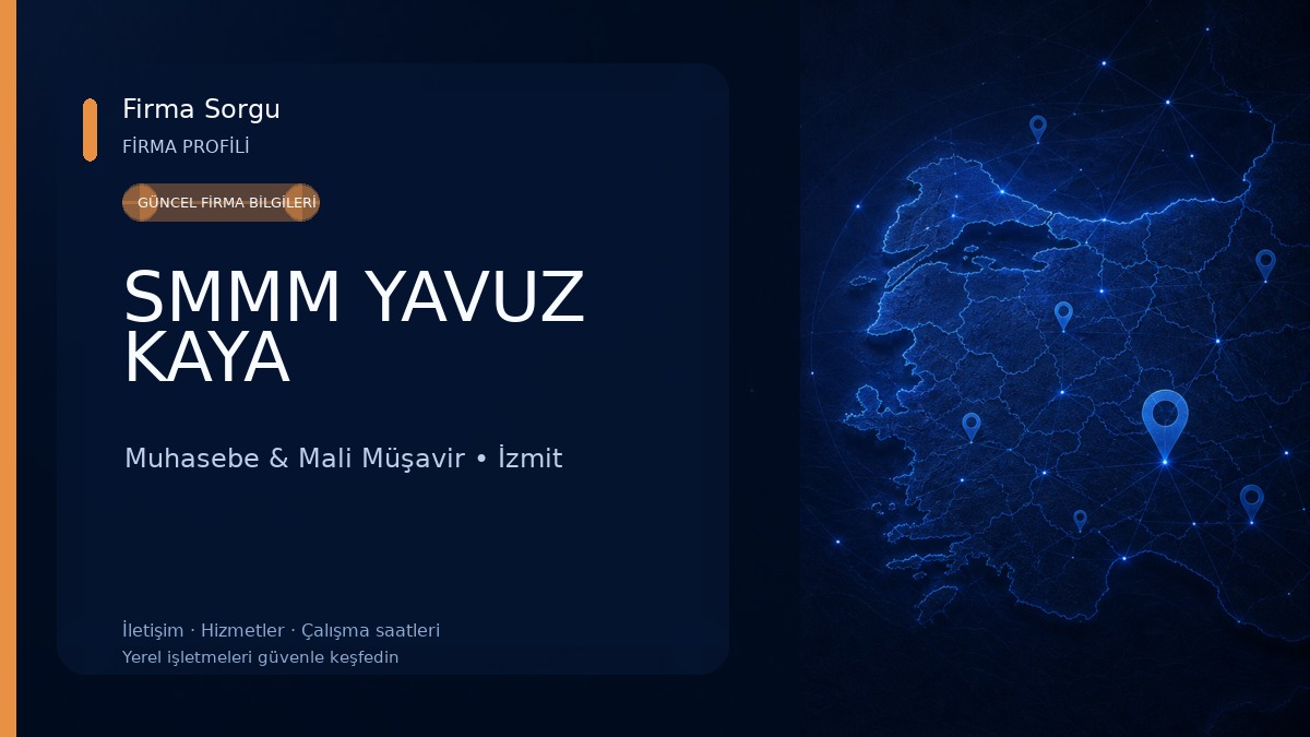SMMM YAVUZ KAYA