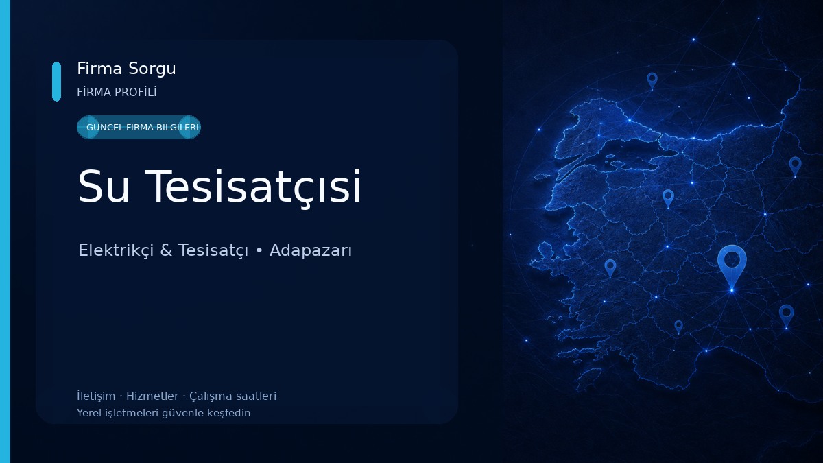 Su Tesisatçısi