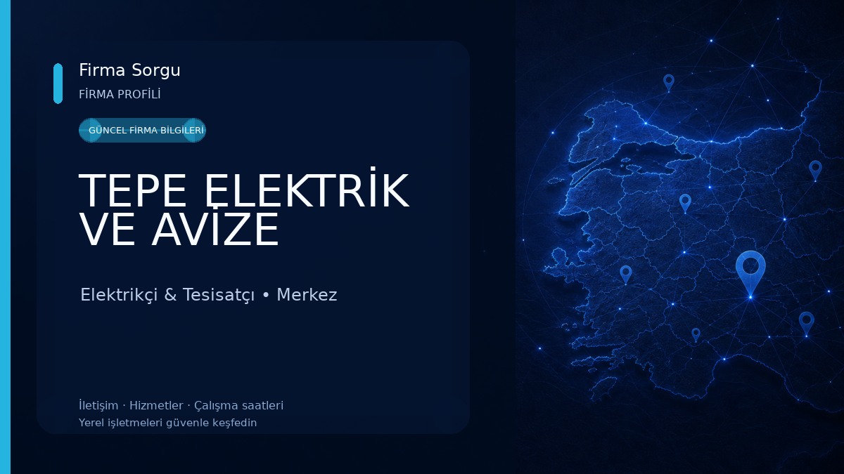 TEPE ELEKTRİK VE AVİZE