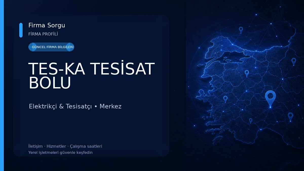 TES-KA TESİSAT BOLU