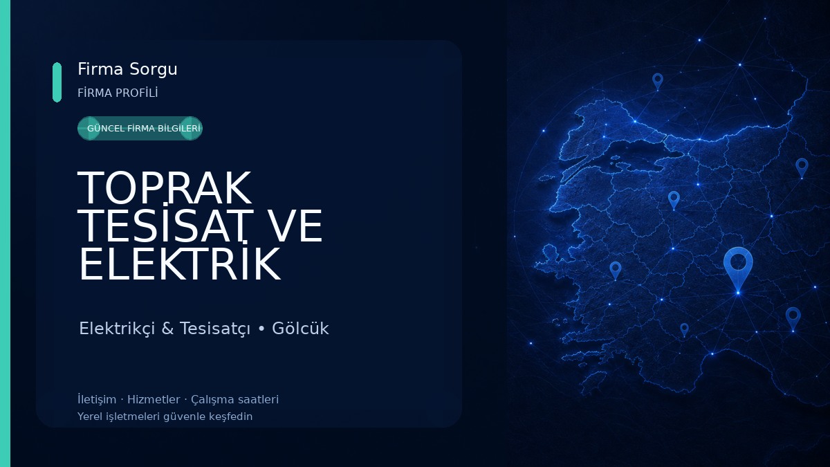 TOPRAK TESİSAT VE ELEKTRİK