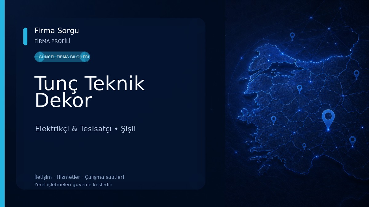 Tunç Teknik Dekor