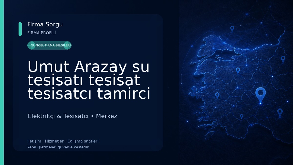 Umut Arazay su tesisatı tesisat tesisatcı tamirci Banyo mutfak tuvalet tıkanıklık kırşehir