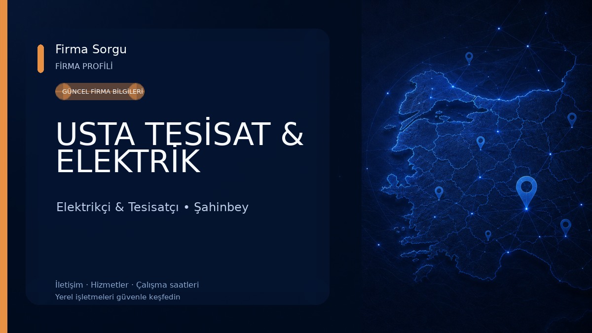USTA TESİSAT & ELEKTRİK