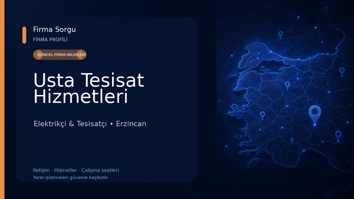 Usta Tesisat Hizmetleri