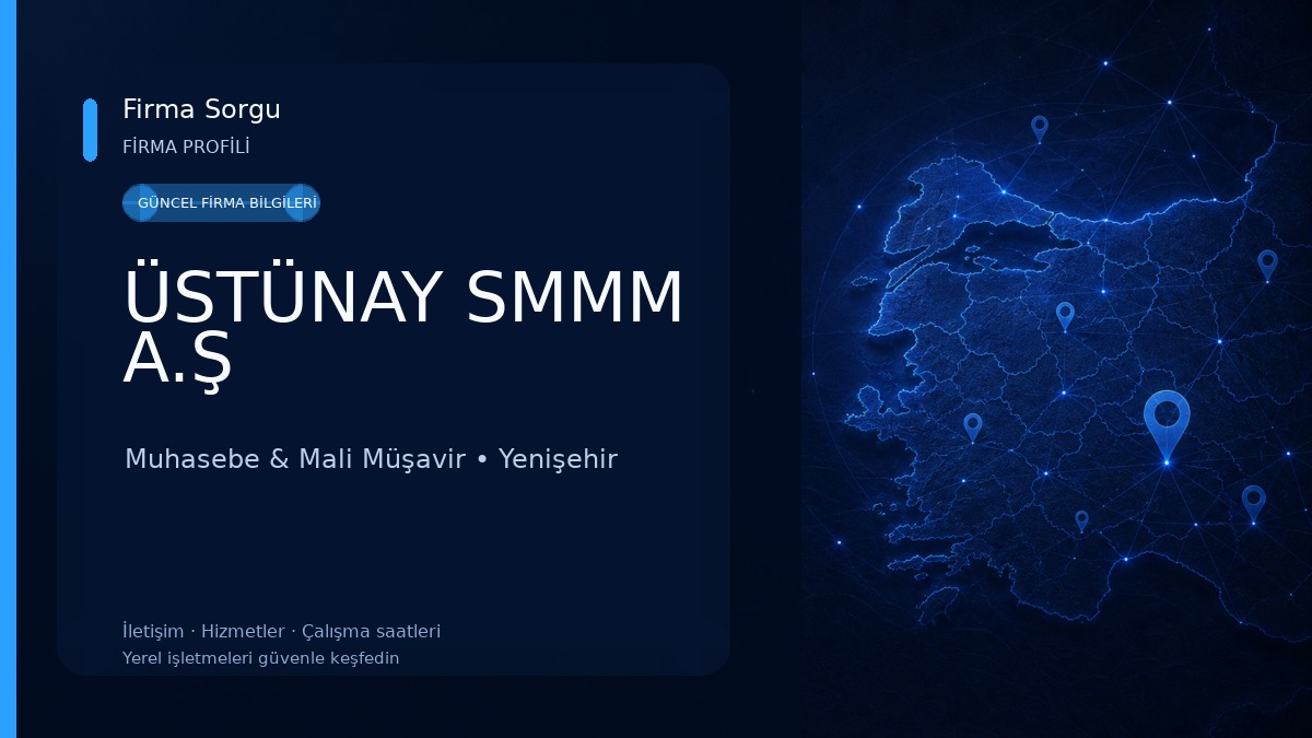 ÜSTÜNAY SMMM A.Ş