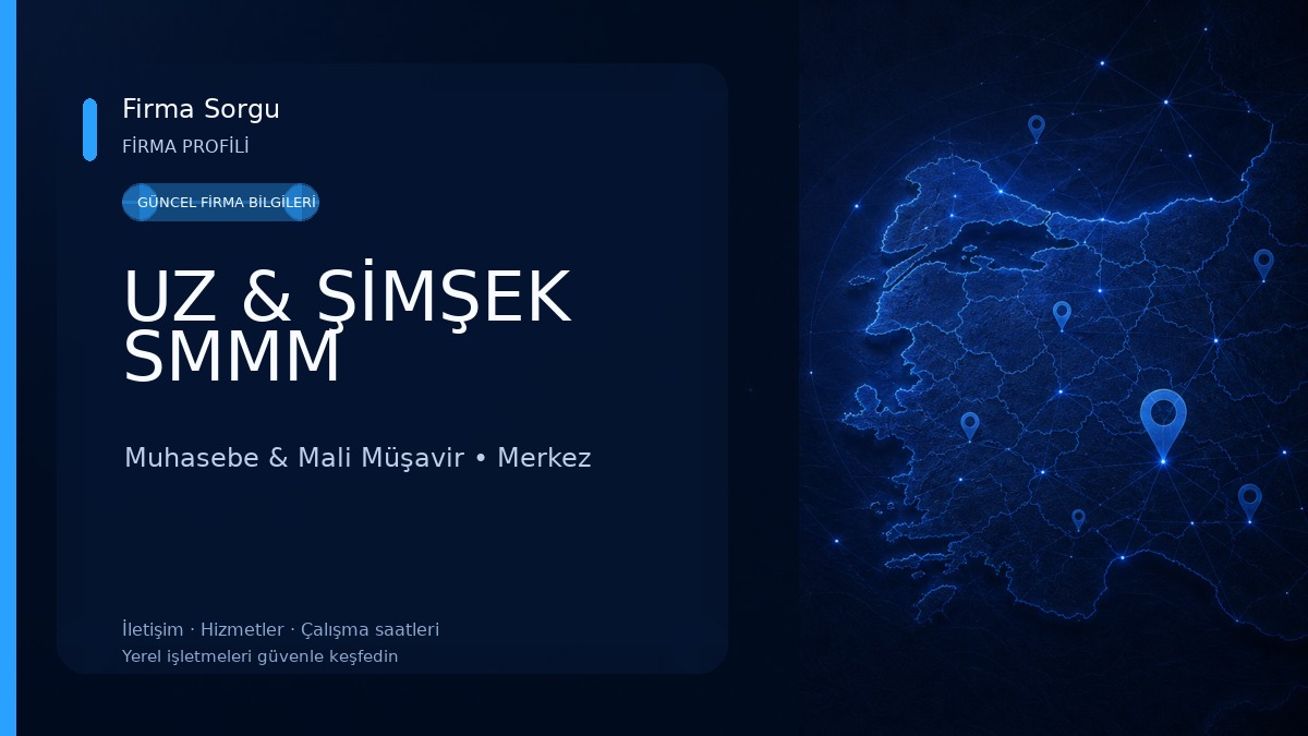 UZ & ŞİMŞEK SMMM