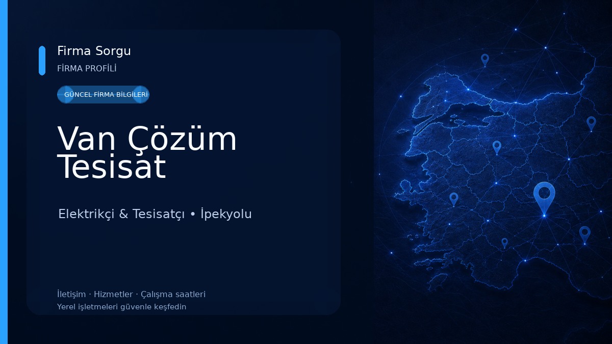 Van Çözüm Tesisat