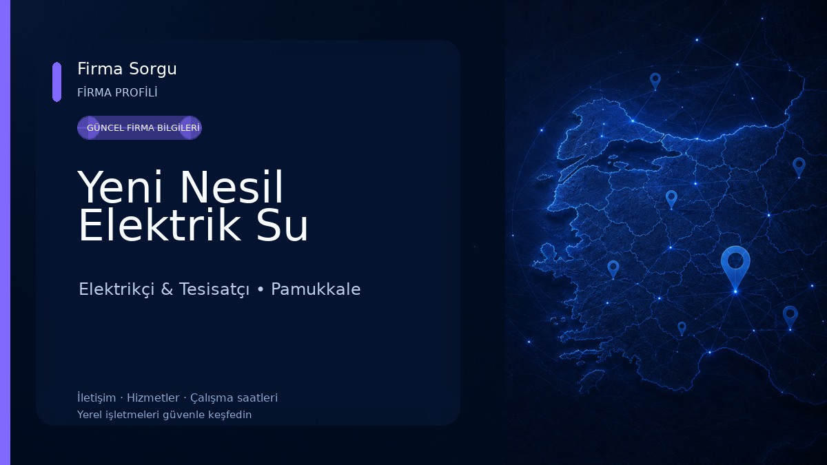 Yeni Nesil Elektrik Su
